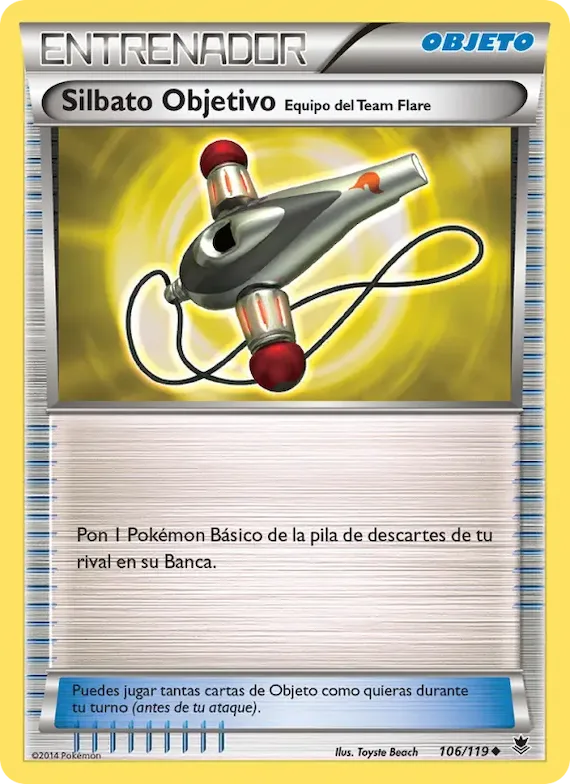 Silbato Objetivo Equipo del Team Flare 106 – Fuerzas Fantasmales