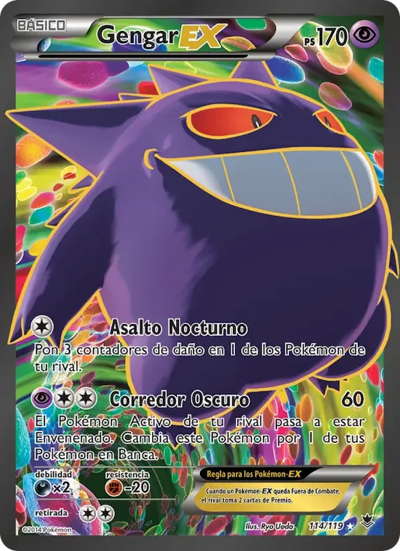 Gengar EX 114 – Fuerzas Fantasmales