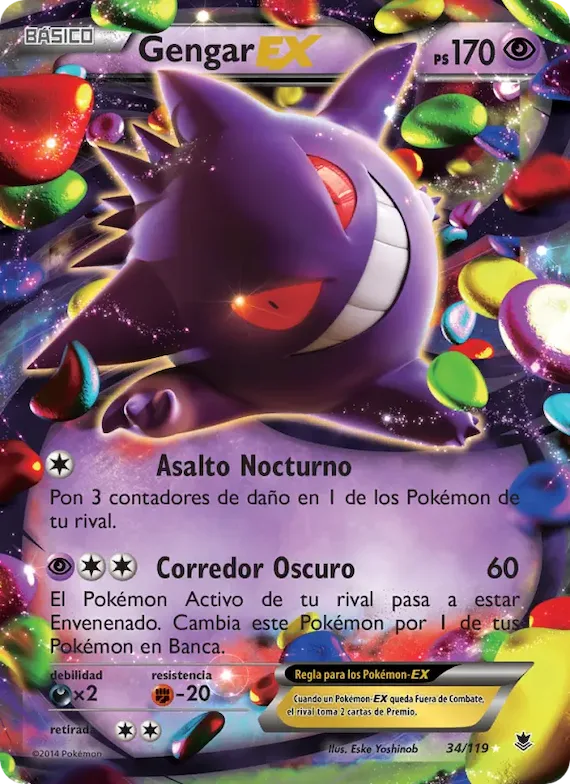 Gengar EX 34 – Fuerzas Fantasmales