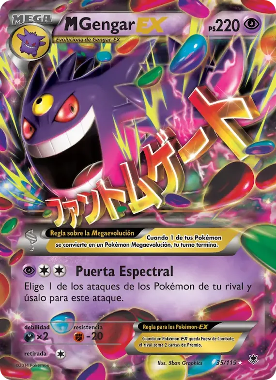 M-Gengar EX 35 – Fuerzas Fantasmales
