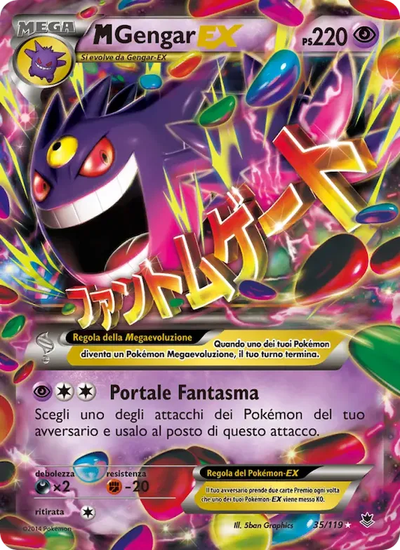 M Gengar EX 35 – Forze Spettrali