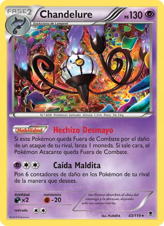 Chandelure 43 – Fuerzas Fantasmales