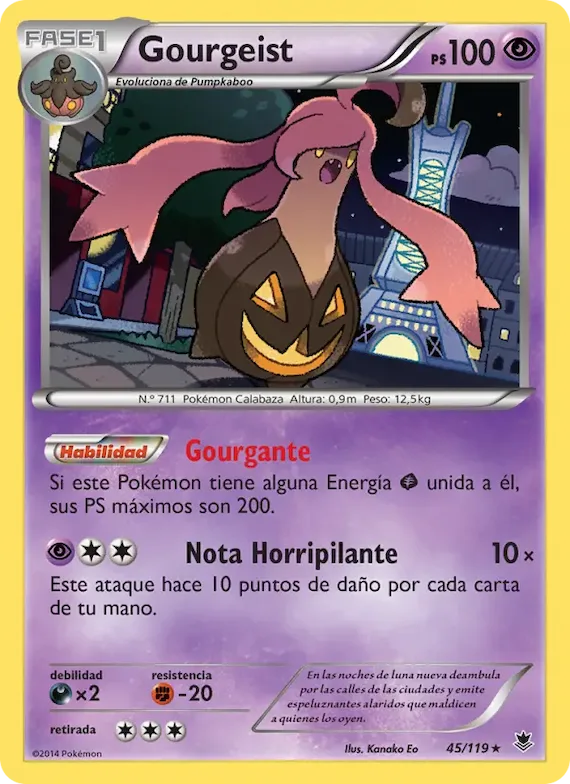Gourgeist 45 – Fuerzas Fantasmales