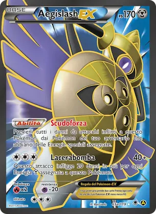 Aegislash EX 65a – Forze Spettrali