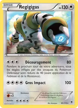 Regigigas n° 86 – Vigueur Spectrale