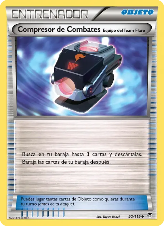 Compresor de Combates Equipo del Team Flare 92 – Fuerzas Fantasmales