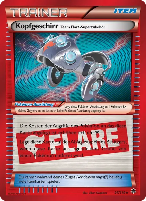 Kopfgeschirr Team Flare-Superzubehör 97 – Phantomkräfte