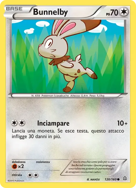 Bunnelby 120 – Scontro Primordiale