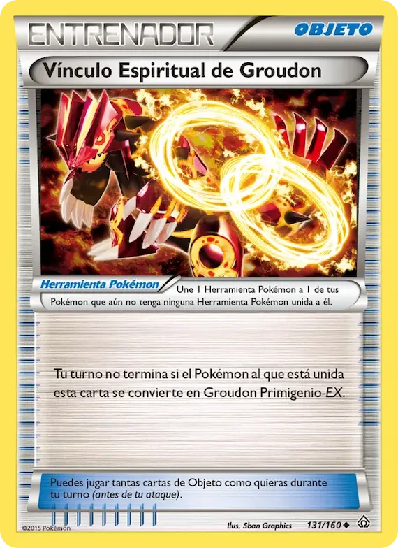 Vínculo Espiritual de Groudon 131 – Duelos Primigenios