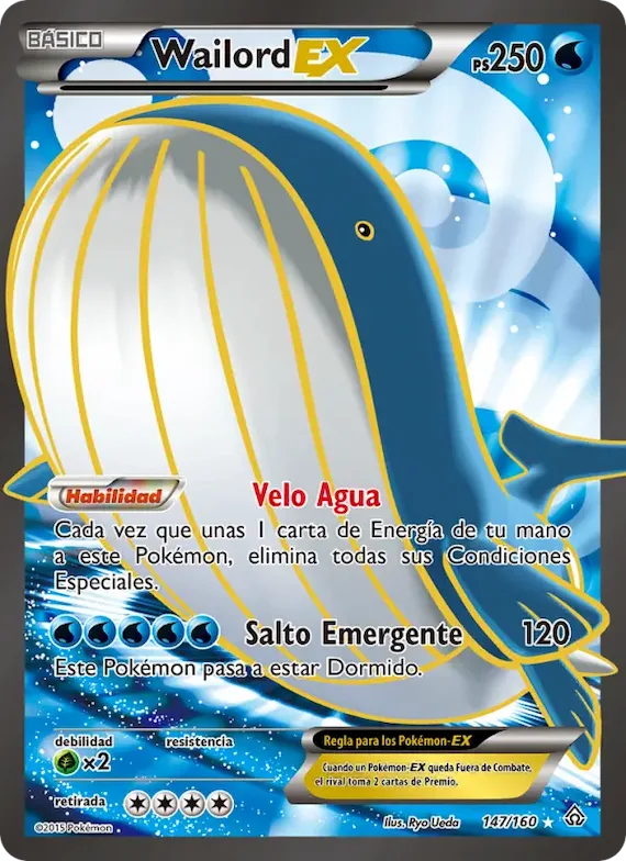 Wailord EX 147 – Duelos Primigenios