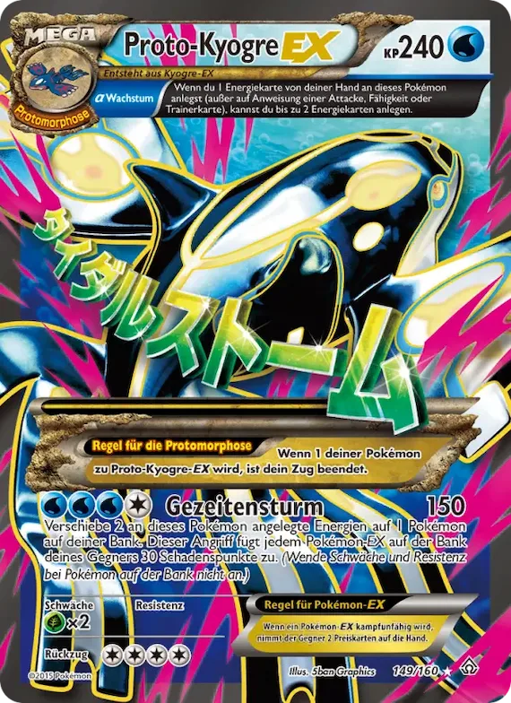 ProtoKyogre EX 149 – Protoshock
