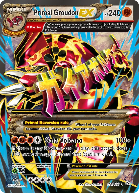 Primal Groudon-EX #151 – Primal Clash