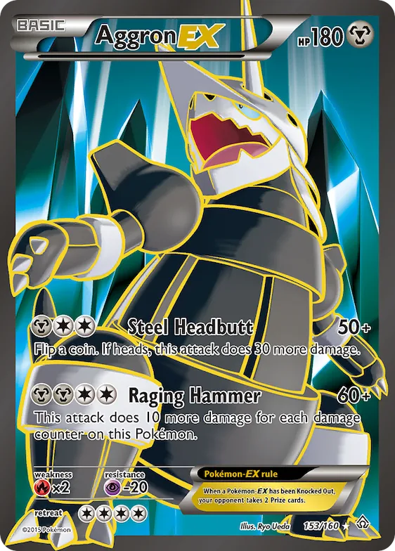Aggron-EX #153 – Primal Clash