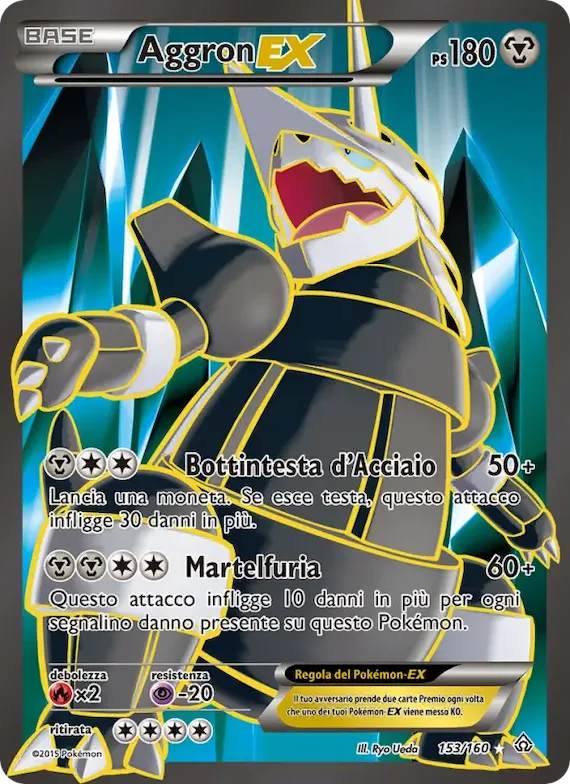 Aggron EX 153 – Scontro Primordiale