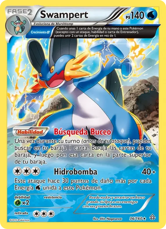 Swampert 36 – Duelos Primigenios