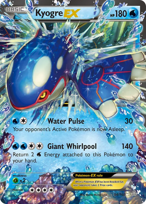 Kyogre-EX #54 – Primal Clash