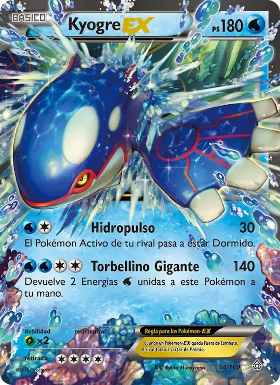 Kyogre EX 54 – Duelos Primigenios