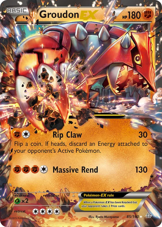 Groudon-EX #85 – Primal Clash