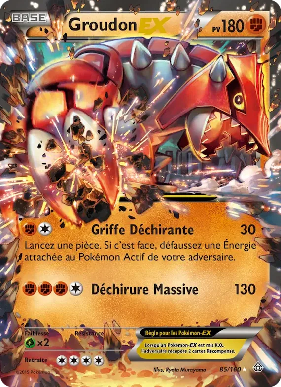 Groudon EX 85 – Primo-Choc