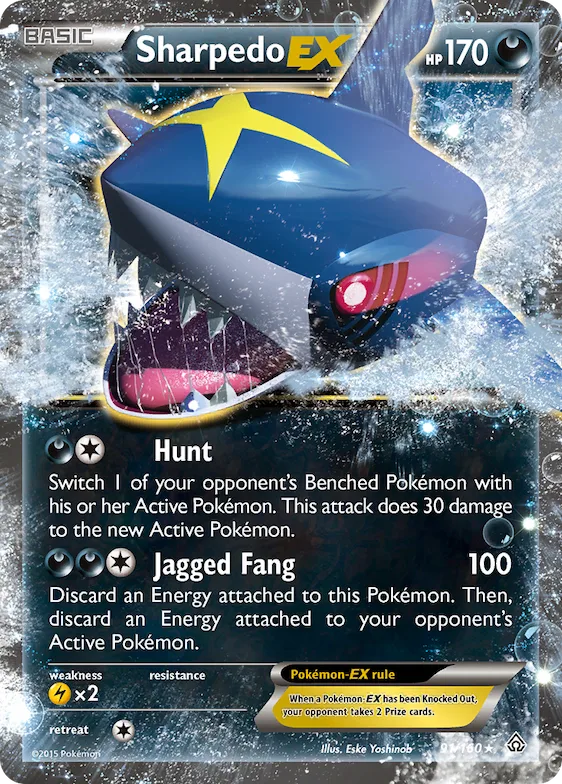 Sharpedo-EX #91 – Primal Clash