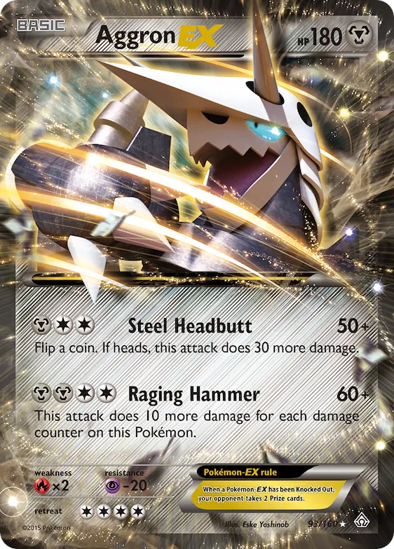 Aggron-EX #93 – Primal Clash