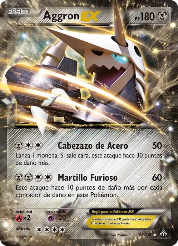 Aggron EX 93 – Duelos Primigenios