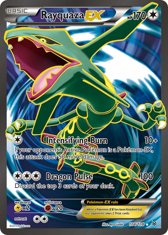 Rayquaza-EX #104 – Roaring Skies