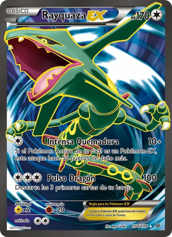Rayquaza EX 104 – Cielos Rugientes
