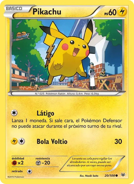 Pikachu 20 – Cielos Rugientes