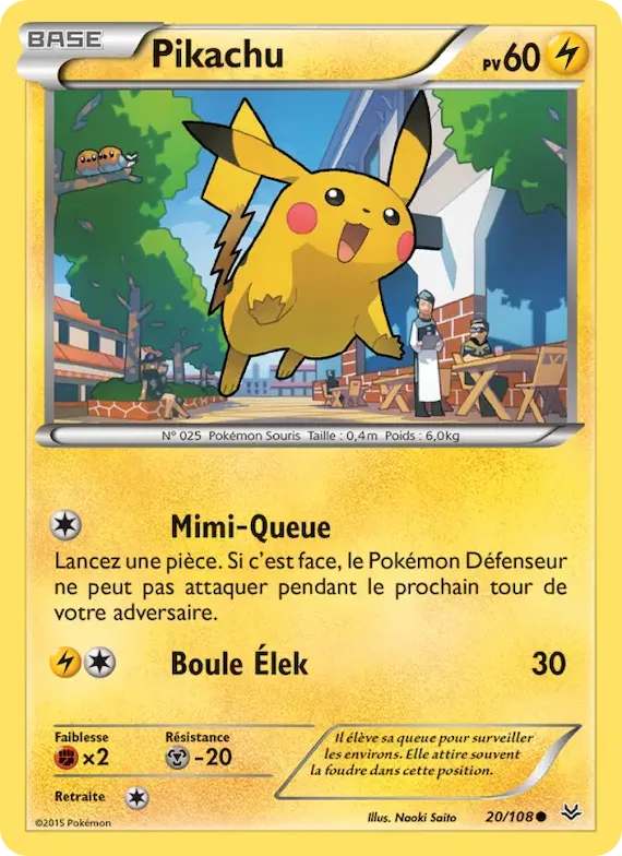 Pikachu 20 – Ciel Rugissant