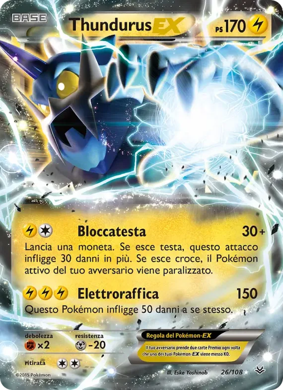 Thundurus EX 26 – Furie Volanti
