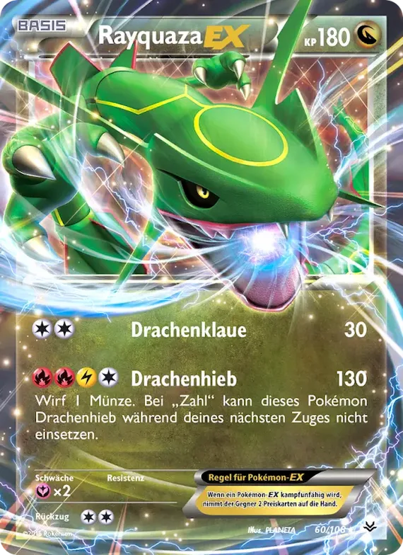 Rayquaza EX 60 – Drachenleuchten