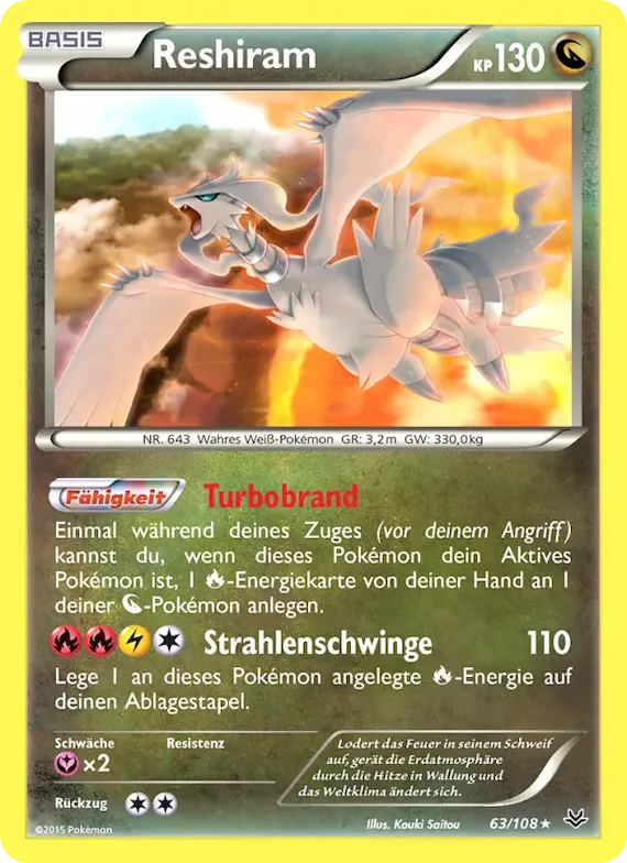 Reshiram 63 – Drachenleuchten