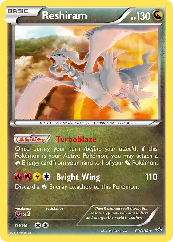 Reshiram #63 – Roaring Skies