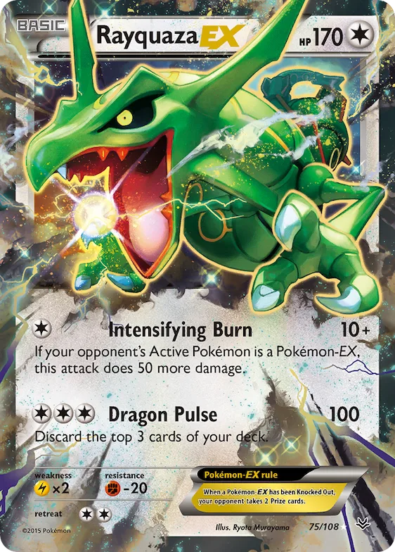 Rayquaza-EX #75 – Roaring Skies