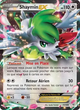 Shaymin EX n° 77 – Ciel Rugissant