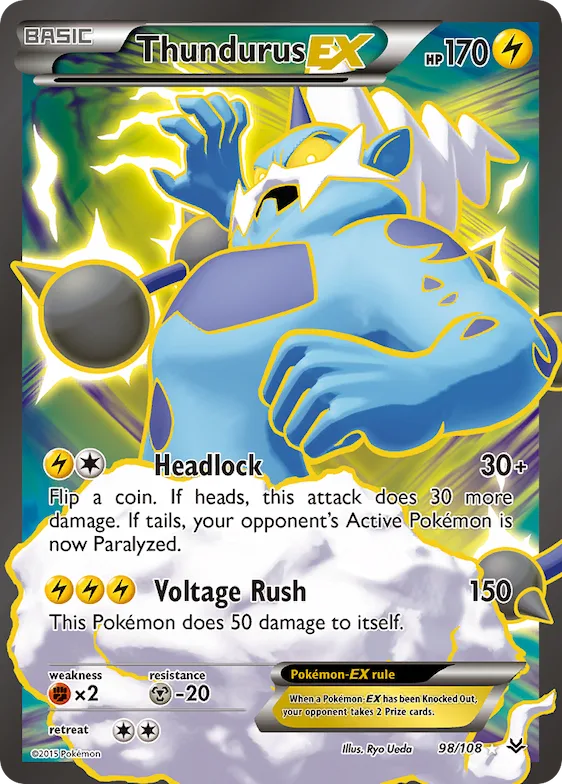 Thundurus-EX #98 – Roaring Skies