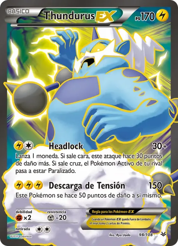 Thundurus EX 98 – Cielos Rugientes