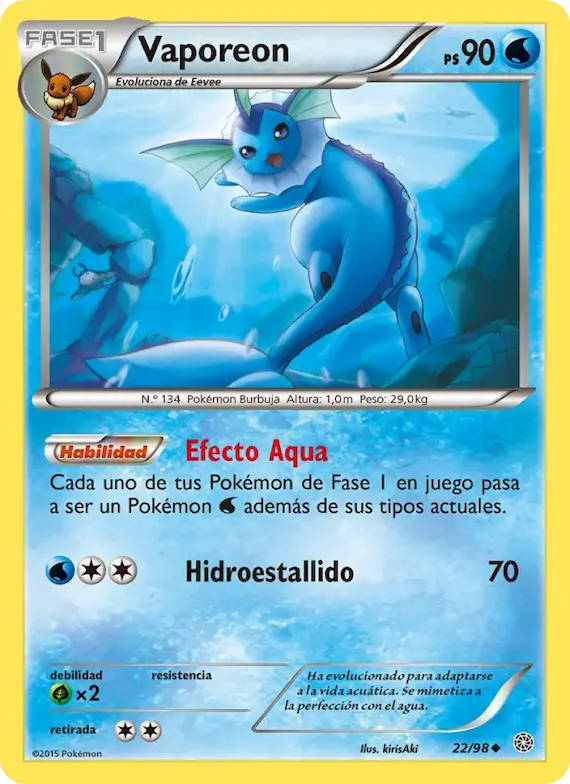 Vaporeon 22 – Antiguos Orígenes