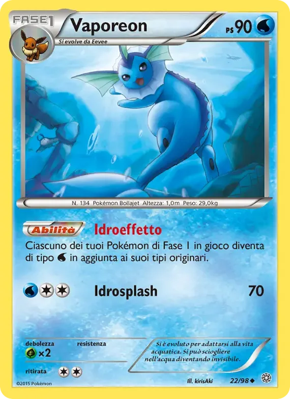 Vaporeon 22 – Antiche Origini