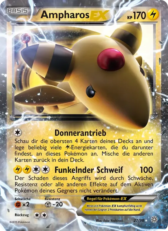 Ampharos EX 27 – Ewiger Anfang