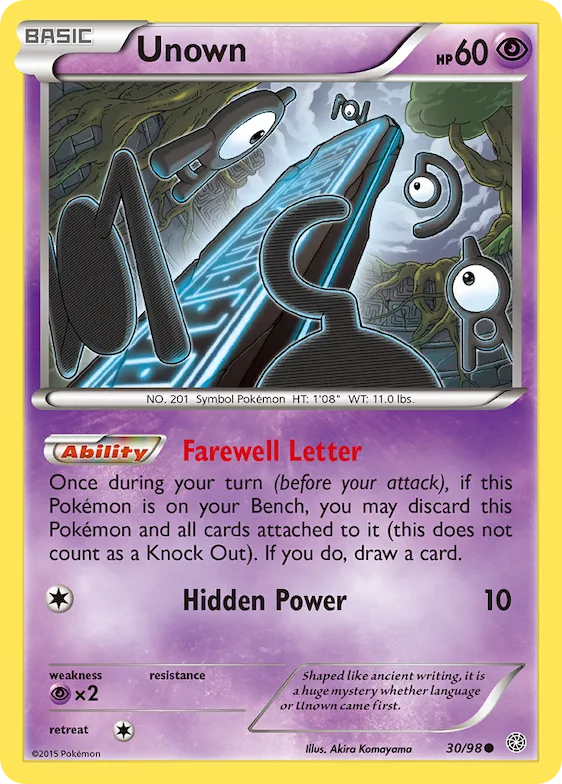 Unown #30 – Ancient Origins