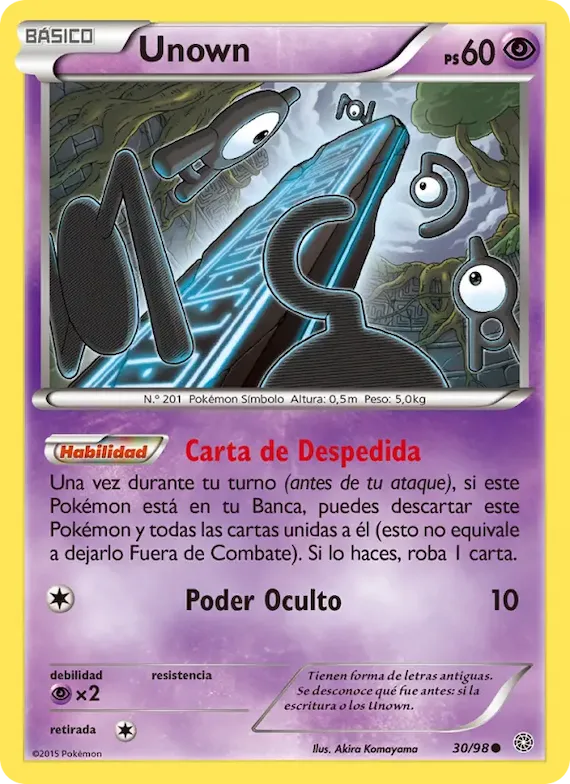 Unown 30 – Antiguos Orígenes