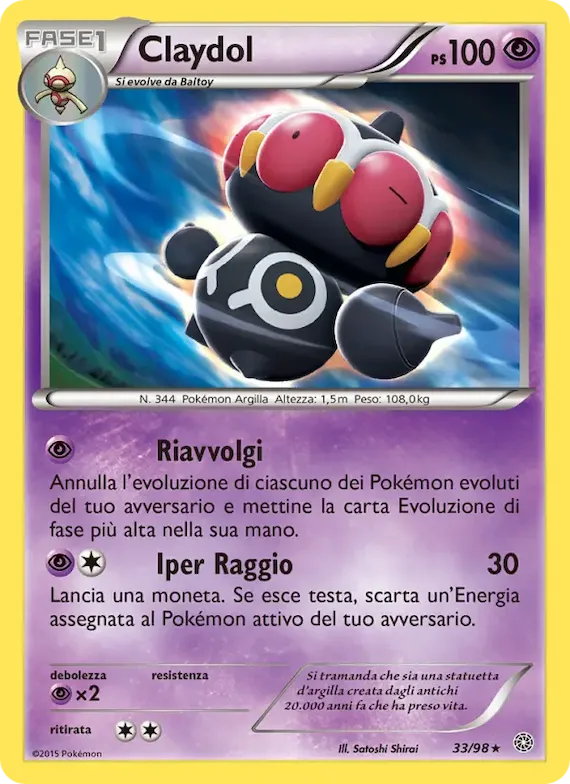 Claydol 33 – Antiche Origini