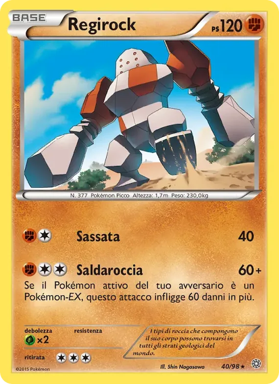 Regirock 40 – Antiche Origini