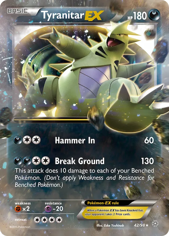 Tyranitar-EX #42 – Ancient Origins