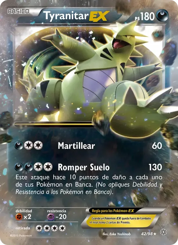 Tyranitar EX 42 – Antiguos Orígenes