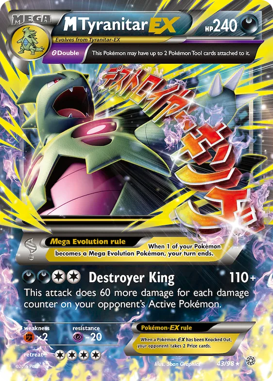 M Tyranitar-EX #43 – Ancient Origins