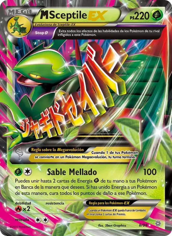M-Sceptile EX 8 – Antiguos Orígenes