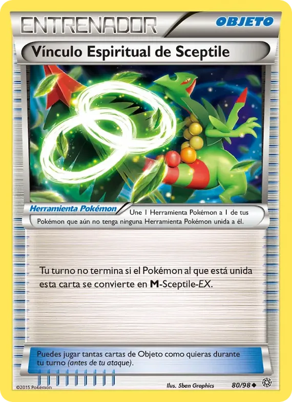 Vínculo Espiritual de Sceptile 80 – Antiguos Orígenes